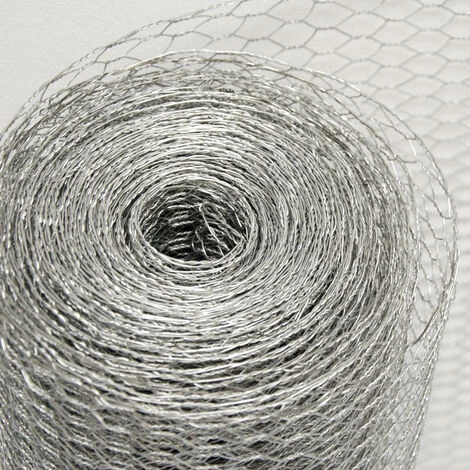 NIEDERBERG METALL Grillage Métallique Pour Cloture | Maillage Hexagonal : 13x13mm | Longueur 25m | Hauteur 100cm | Clôture Pour Animaux Et Plantes | Galvanisé 0.9mm 4 NIEDERBERG METALL Grillage Métallique Pour Cloture | Maillage Hexagonal : 13x13mm | Longueur 25m | Hauteur 100cm | Clôture Pour Animaux Et Plantes | Galvanisé 0.9mm – Image 4