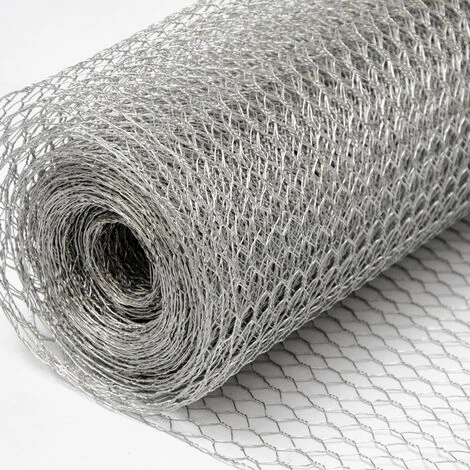 NIEDERBERG METALL Grillage Métallique Pour Cloture | Maillage Hexagonal : 13x13mm | Longueur 25m | Hauteur 75cm | Clôture Pour Animaux Et Plantes | Galvanisé 0.9mm 2 NIEDERBERG METALL Grillage Métallique Pour Cloture | Maillage Hexagonal : 13x13mm | Longueur 25m | Hauteur 75cm | Clôture Pour Animaux Et Plantes | Galvanisé 0.9mm – Image 2