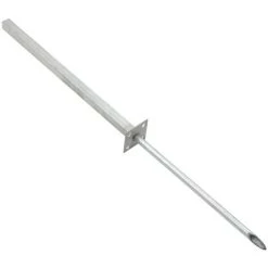 VidaXL Pied En Acier De Remplacement 2 Pcs 115 Cm Argenté - Argent 8 VidaXL Pied En Acier De Remplacement 2 Pcs 115 Cm Argenté - Argent -Grillage et accessoire Soldes 11165826 4