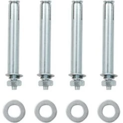 VidaXL Pied En Acier De Remplacement 2 Pcs 115 Cm Argenté - Argent 9 VidaXL Pied En Acier De Remplacement 2 Pcs 115 Cm Argenté - Argent -Grillage et accessoire Soldes 11165826 5