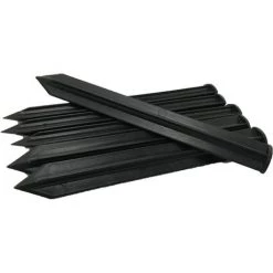 HEXOUTILS Lot De 6 Piquets D’ancrage Noir