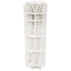 Bordure Parisienne Grillage Plastifié Blanc Filiac - Hauteur 0,4 M - Longueur 10 M