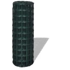 VIDAXL Clôture De Jardin 10 X 1,2 M Avec Maille 100 X 100 Mm - Vert -Grillage et accessoire Soldes 14265754 3