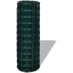 VIDAXL Grillage 25 X 1,0 M Avec Mailles 100 X 100 Mm - Vert -Grillage et accessoire Soldes 14265761 3