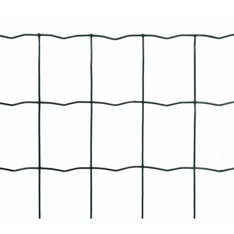 VIDAXL Clôture De Jardin 10 X 1 M Avec Maille De 76 X 63 Mm - Vert 2 VIDAXL Clôture De Jardin 10 X 1 M Avec Maille De 76 X 63 Mm - Vert – Image 2