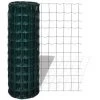 VIDAXL Grillage 25 X 0,8 M Avec Mailles 76 X 63 Mm - Vert