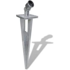 VIDAXL Support Pour Jambe De Force à Enfoncer (2 Kits) - Argent -Grillage et accessoire Soldes 14265805 4