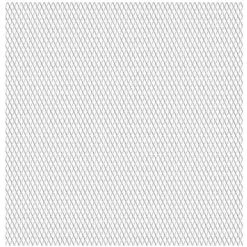 VIDAXL Panneau De Grillage étendu Acier Inoxydable 100x100cm 45x20x4mm - Argent