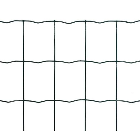 VIDAXL Clôture Euro 10 X 1,7 M Maille 100 X 100 Mm - Vert 2 VIDAXL Clôture Euro 10 X 1,7 M Maille 100 X 100 Mm - Vert – Image 2