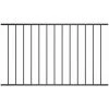 VidaXL Panneau De Clôture Acier Enduit De Poudre 1,7x1,25 M Noir - Noir