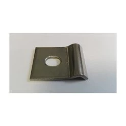 CLOTURE & JARDIN Fixation Murale Inox Panneau Grillage Rigide - Lot De 3 - Inox