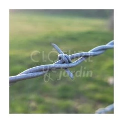 CLOTURE & JARDIN Fil Barbelé - Acier Doux - 100 Mètres -Grillage et accessoire Soldes 1733695 3