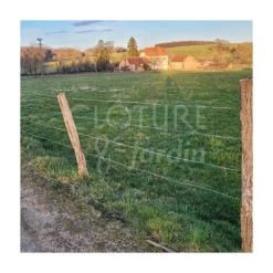 CLOTURE & JARDIN Fil Barbelé - Acier Doux - 100 Mètres -Grillage et accessoire Soldes 1733695 4