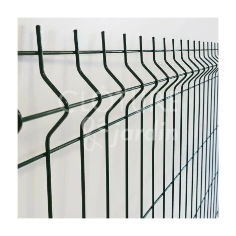 CLOTURE & JARDIN Grillage Rigide Vert - JARDIMALIN - Fil 4mm - 0,63 Mètre - Vert (RAL 6005) 4 CLOTURE & JARDIN Grillage Rigide Vert - JARDIMALIN - Fil 4mm - 0,63 Mètre - Vert (RAL 6005) – Image 4