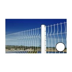 CLOTURE & JARDIN Grillage Rigide Blanc - JARDIMALIN - Fil 4mm - 0,63 Mètre - Blanc (RAL 9010)