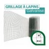 CLOTURE & JARDIN Grillage Soudé Vert - Maille Carrée 20mm - Longueur 5m - 0,50 Mètre - Vert (RAL 6005)