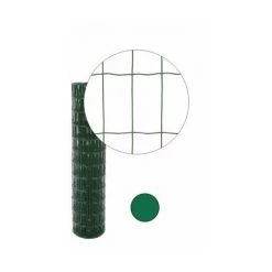 CLOTURE & JARDIN Grillage Soudé Vert - JARDIPREMIUM - Maille 100 X 50mm - 0,60 Mètre - Vert (RAL 6005)