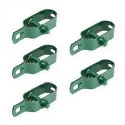 Lot De 5 Tendeurs En Acier Galvanisé Plastifié N°3 Pour Fil De Grillage Ou Autre - Vert - Linxor - Vert