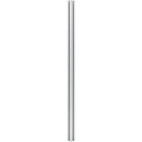VidaXL Poteaux De Clôture 2 Pcs Aluminium 185 Cm - Argent 4 VidaXL Poteaux De Clôture 2 Pcs Aluminium 185 Cm - Argent – Image 4