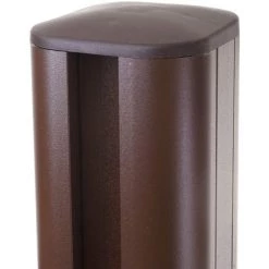 HHG Poteau En Aluminium Pour Clôture Sarthe En WPC, Pilier, Système De Connexion 1,86 ~ Marron 7 HHG Poteau En Aluminium Pour Clôture Sarthe En WPC, Pilier, Système De Connexion 1,86 ~ Marron -Grillage et accessoire Soldes 18937062 3