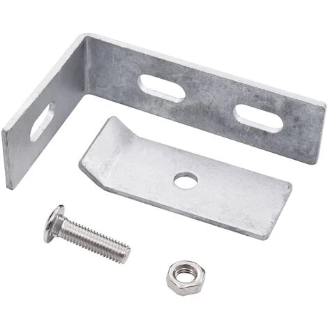 YOUTHUP Ensemble De 10 Connecteurs D'angle Mural Argenté 3 YOUTHUP Ensemble De 10 Connecteurs D'angle Mural Argenté – Image 3