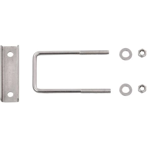 ASUPERMALL Ensemble De 25 Connecteurs En U Pour Poteau De Cloture 60x40 Mm 2 ASUPERMALL Ensemble De 25 Connecteurs En U Pour Poteau De Cloture 60x40 Mm – Image 2