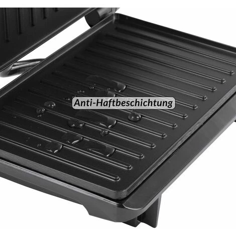 MONZANA Grill électrique Multifonction Grille-viande Presse à Paninis Appareil à Sandwich Barbecue De Table 28x22x9cm 750W 4 MONZANA Grill électrique Multifonction Grille-viande Presse à Paninis Appareil à Sandwich Barbecue De Table 28x22x9cm 750W – Image 4