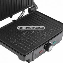 MONZANA Grill électrique Multifonction Grille-viande Presse à Paninis Appareil à Sandwich Plancha Barbecue De Table 29x24,5x11 Cm 1600W -Grillage et accessoire Soldes 19795920 3