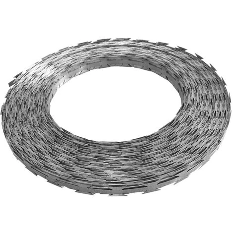 VidaXL Fil Barbelé NATO BTO-22 100 M Acier 1 VidaXL Fil Barbelé NATO BTO-22 100 M Acier