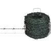 Topdeal Fil Barbelé Vert Rouleau De 100 M