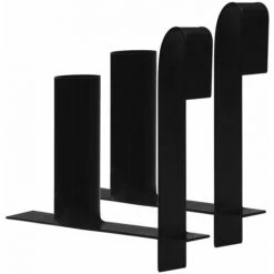 VidaXL Distributeurs De Bandes De Clôture D'intimité 2 Pcs Acier - Argent