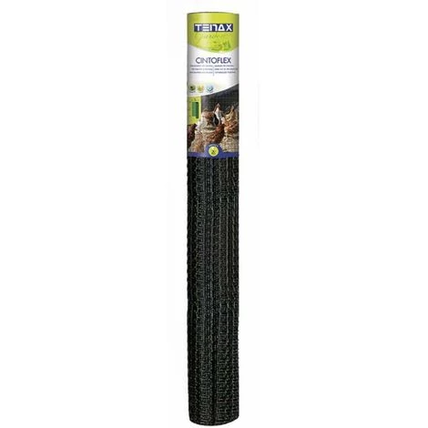 TENAX Grillage Plastique Noir 1x10m - Noir 2 TENAX Grillage Plastique Noir 1x10m - Noir – Image 2