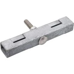 Topdeal Ensemble De 10 Connecteurs De Tapis En U De Jardin Argenté -Grillage et accessoire Soldes 23676184 3