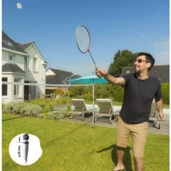 Kit Poteaux Multisports Télescopique + 2 Bases D'ancrage GARD&ROCK -Grillage et accessoire Soldes 23997225 3