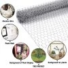 UNHO Grillage à Poule 1m X 25m Grillage Clôture Rigide Pour Jardin Poulailler Voliere Clapier Maille Pour Enclos D’Animaux Plantes