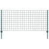 YOUTHUP Clôture Euro Acier 20x0,8 M Vert - Vert