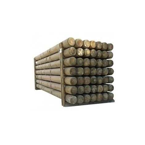 SUD BOIS Rondin Bois Fraisé Pin Autoclave Classe 4 Diamètre 80mm 4m 4 SUD BOIS Rondin Bois Fraisé Pin Autoclave Classe 4 Diamètre 80mm 4m – Image 4