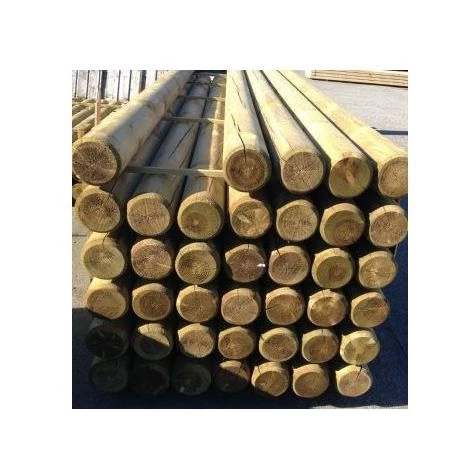 SUD BOIS Rondin Bois Fraisé Pin Autoclave Classe 4 Diamètre 100mm 4m 3 SUD BOIS Rondin Bois Fraisé Pin Autoclave Classe 4 Diamètre 100mm 4m – Image 3