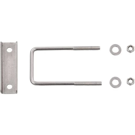 Hommoo Ensemble De 25 Connecteurs En U Pour Poteau De Cloture 60x40 Mm HDV06037 4 Hommoo Ensemble De 25 Connecteurs En U Pour Poteau De Cloture 60x40 Mm HDV06037 – Image 4