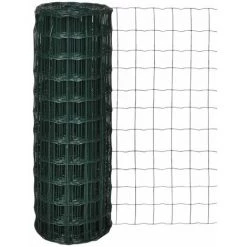 Hommoo Cloture Euro Acier 10 X 1,0 M Vert HDV03632
