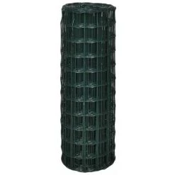 Hommoo Cloture Euro Acier 10 X 1,5 M Vert HDV03634 6 Hommoo Cloture Euro Acier 10 X 1,5 M Vert HDV03634 -Grillage et accessoire Soldes 25258302 3