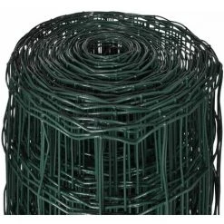 Hommoo Cloture Euro Acier 10 X 1,5 M Vert HDV03634 7 Hommoo Cloture Euro Acier 10 X 1,5 M Vert HDV03634 -Grillage et accessoire Soldes 25258302 4
