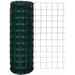 Hommoo Cloture Euro Acier 25 X 1,7 M Vert HDV04530