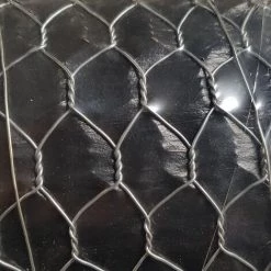 CHEMIN DES POULAILLERS Grillage Poulailler Acier Galvanisé Triple Torsion 25m X 1m Épaisseur 1 Mm