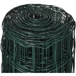 TRUE DEAL Clôture Euro Acier 10 X 1,2 M Vert -Grillage et accessoire Soldes 26118093 4