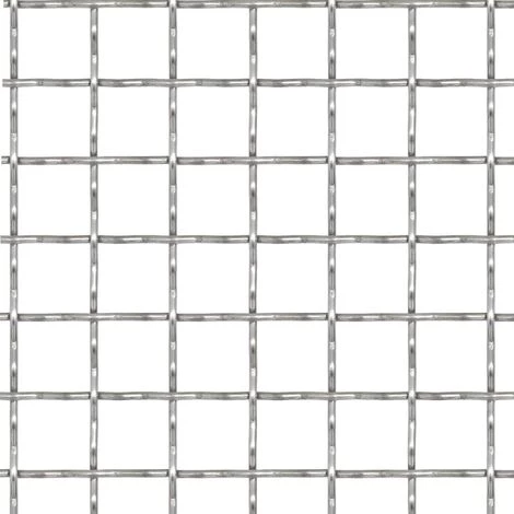 TRUE DEAL Clôture De Jardin Sertie Acier Inoxydable 50x50 Cm 11x11x2 Mm 2 TRUE DEAL Clôture De Jardin Sertie Acier Inoxydable 50x50 Cm 11x11x2 Mm – Image 2