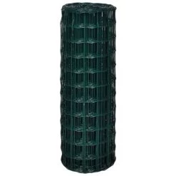 TRUE DEAL Clôture Euro Acier 25 X 1,7 M Vert -Grillage et accessoire Soldes 26118932 3
