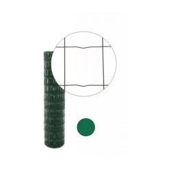 CLOTURE & JARDIN Grillage Soudé Vert - JARDITOP - Maille 100 X 100mm - 1 Mètre - Vert (RAL 6005)