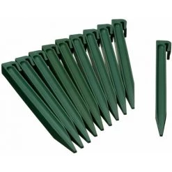 TRUE DEAL Nature Chevilles D'ancrage De Jardin 10 Pcs Vert
