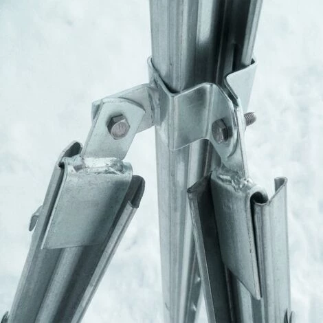 AQUAGART 2 Ensembles De Barres De Renfort D'angle Pour Poteaux De Clôture à Profil En Z, Clôture De Protection Contre La Faune Sauvage, Clôture Forestière 2 AQUAGART 2 Ensembles De Barres De Renfort D'angle Pour Poteaux De Clôture à Profil En Z, Clôture De Protection Contre La Faune Sauvage, Clôture Forestière – Image 2